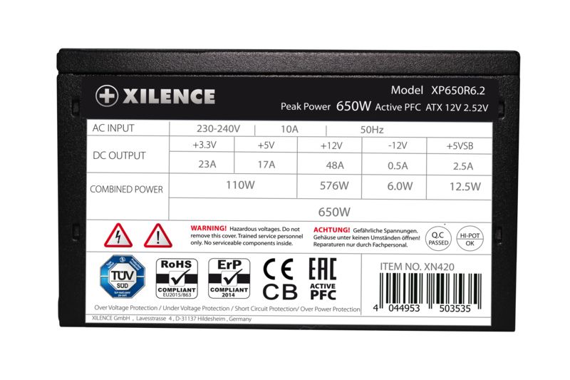 Xilence 650W 80+ Performance C+ Series