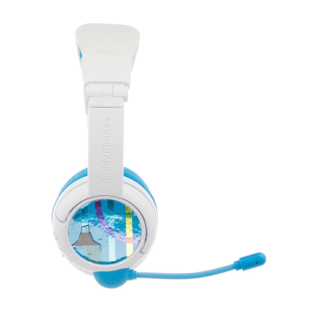 BuddyPhones School+ Bluetooth Headset for Kids Blue