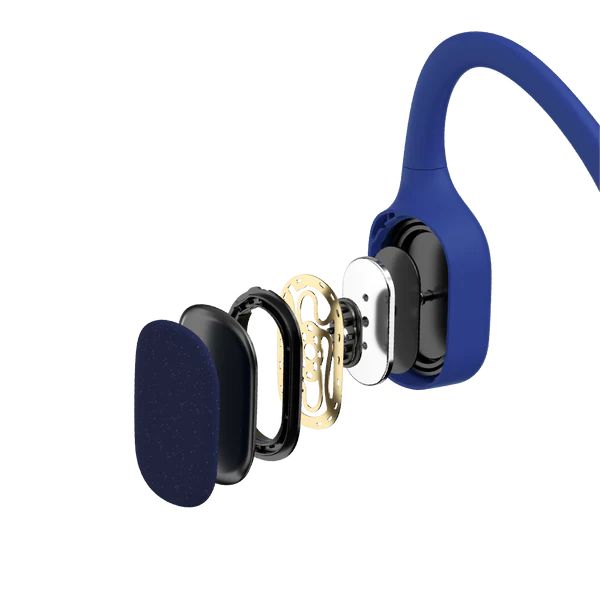 Shokz OpenSwim Bone Conduction Open-Ear MP3 Swimming Bluetooth Earphones Blue