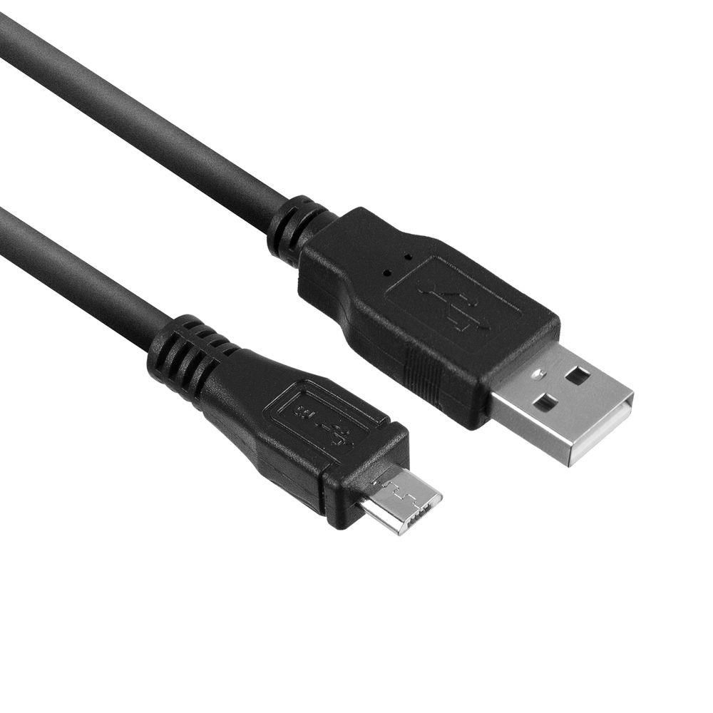 ACT AC3000 USB 2.0 charging/data cable A male - micro B male 1m Black