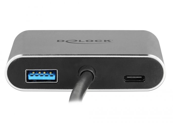 DeLock Type-C Adapter to HDMI and VGA with USB 3.0 Port and PD
