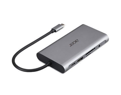 Acer 10in1 Type C dongle Silver