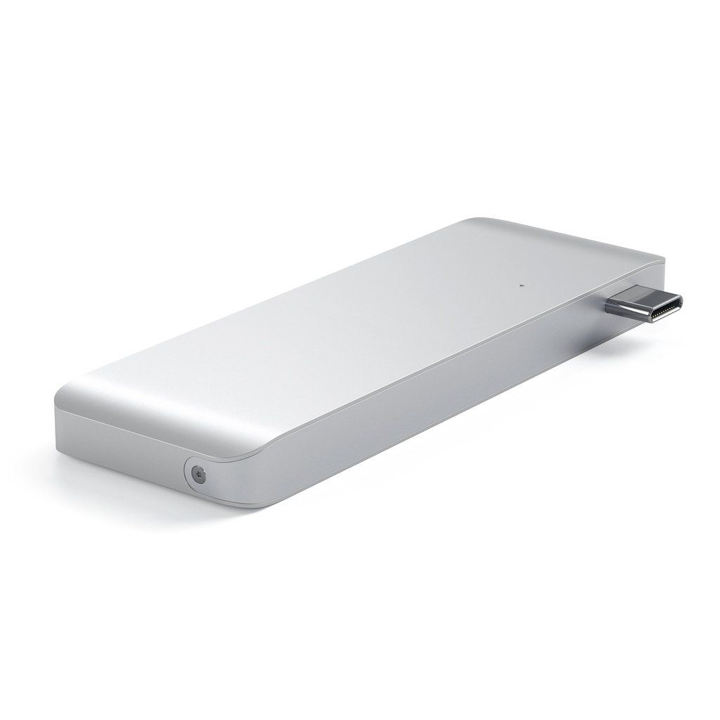 Satechi Type-C Pass-Through USB Hub Silver