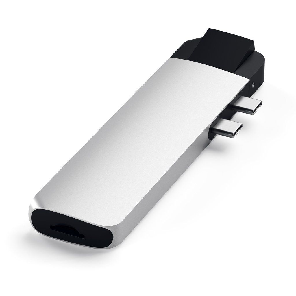 Satechi Type-C Pro Hub Adapter with Ethernet Silver