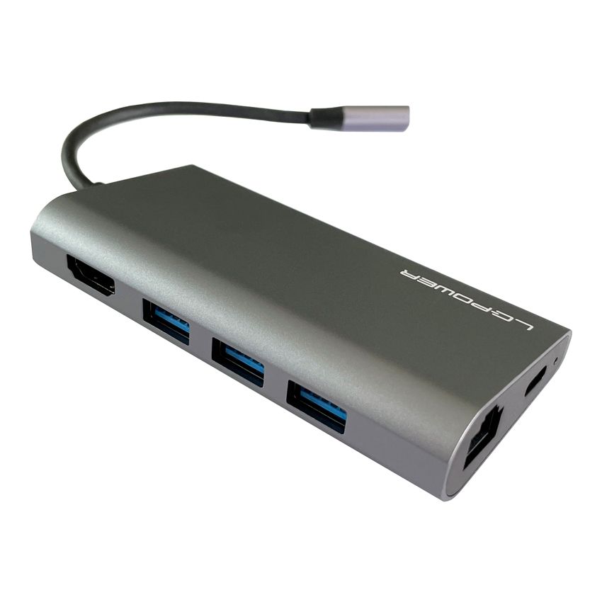 LC Power USB-C Dock Multi-5 Gray