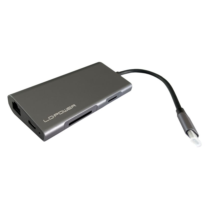 LC Power USB-C Dock Multi-5 Gray