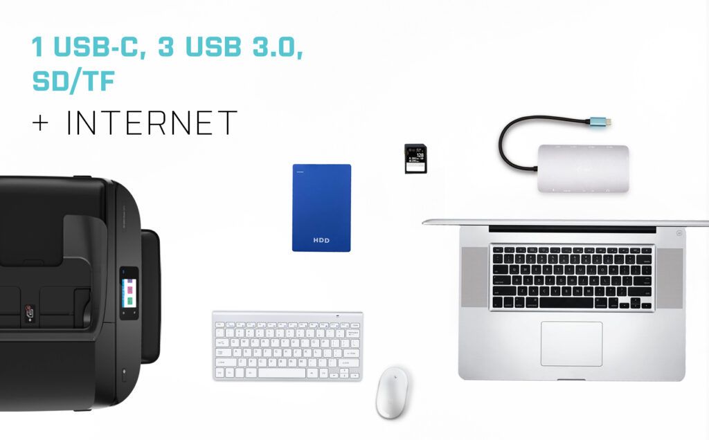 I-TEC USB-C Travel Nano Dock HDMI/VGA with LAN+Power Delivery 100W Grey