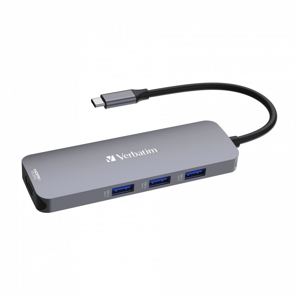 Verbatim CMH-08 8 Ports USB-C Pro Multiport Hub