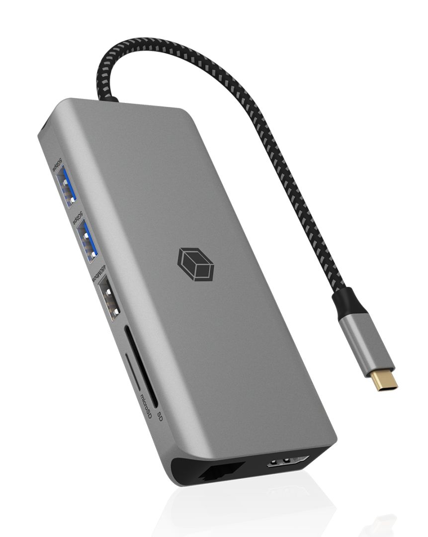 Raidsonic IcyBox IB-DK4061-CPD 12-in-1 USB Type-C Dock with PD up to 100W