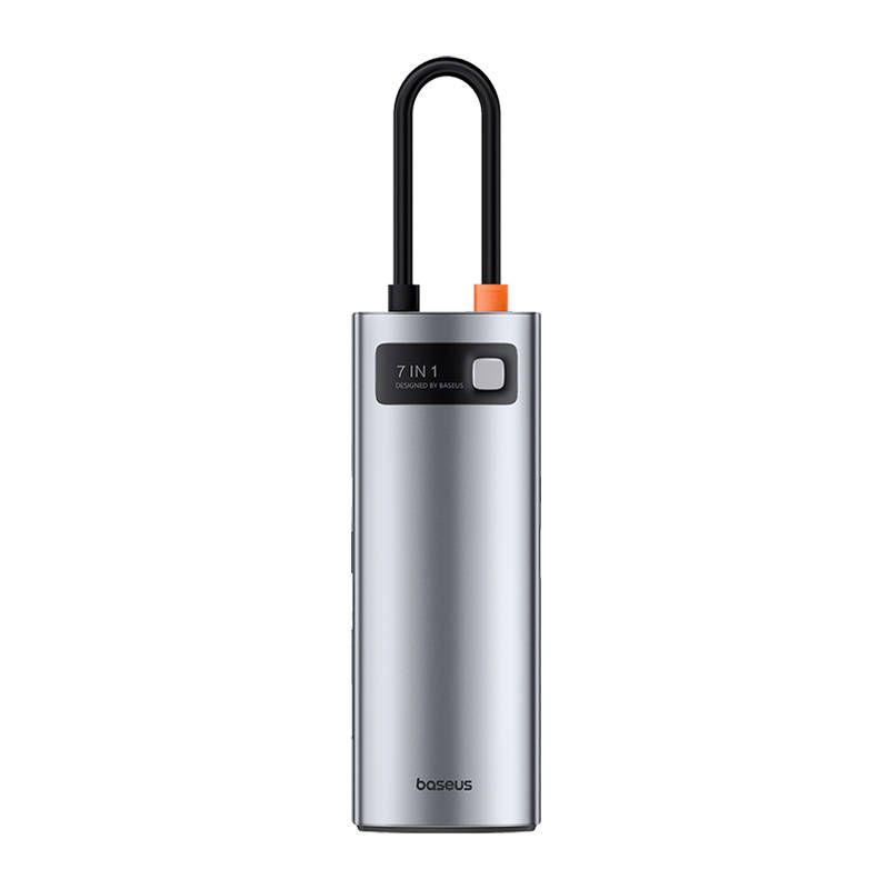 Baseus 7in1 Gleam USB-C Docking Station Gray