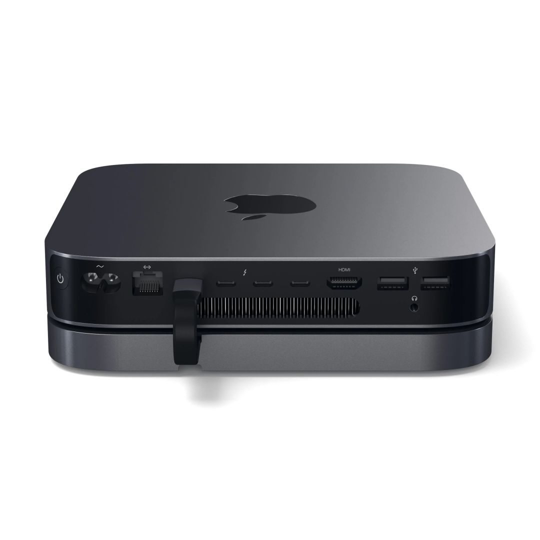 Satechi Type-C Aluminum Stand & Hub for Mac Mini Docking Staion Dark Grey