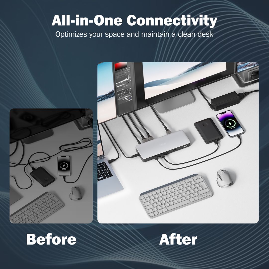 Digitus 13in1 USB-C Docking Station Silver