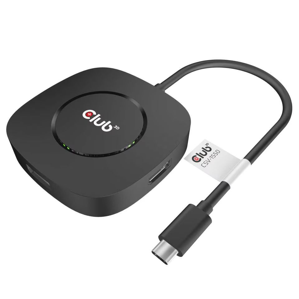 Club3D USB Type-C Docking Station Black