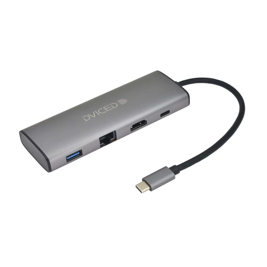 Dviced DV300002 Type-C 7-in-1 HUB Gray