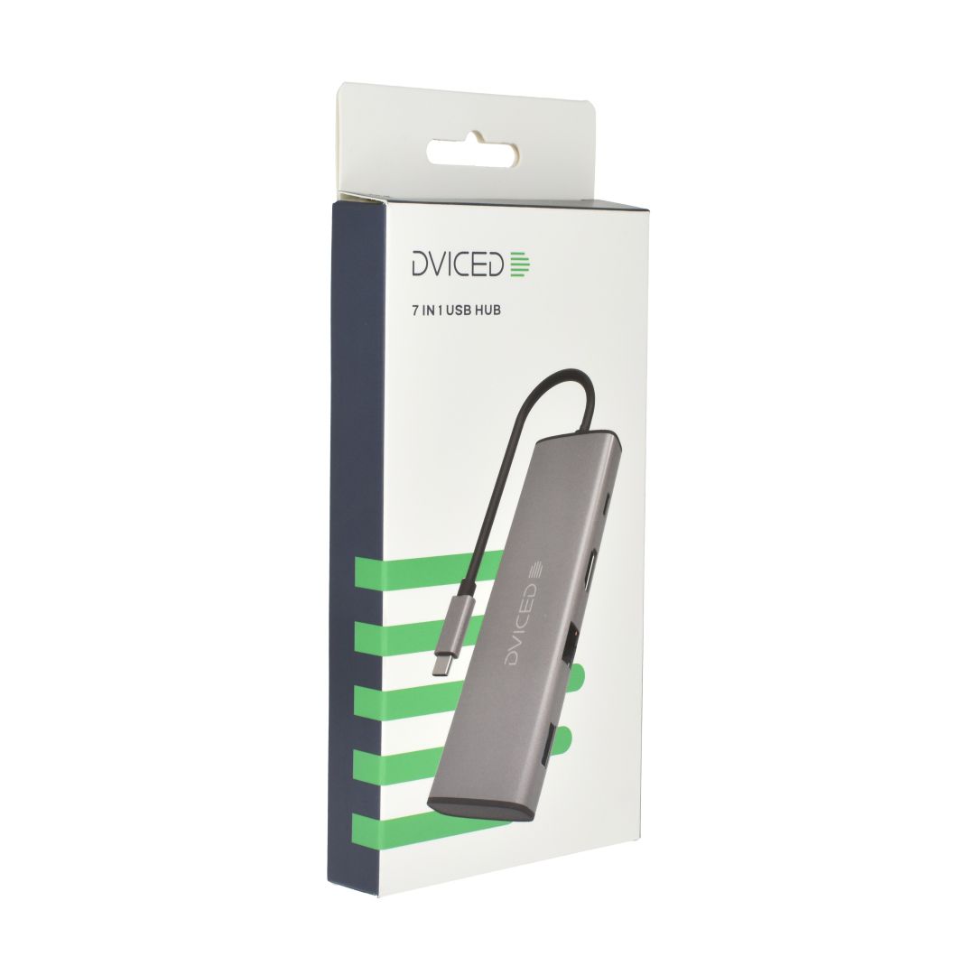 Dviced DV300002 Type-C 7-in-1 HUB Gray