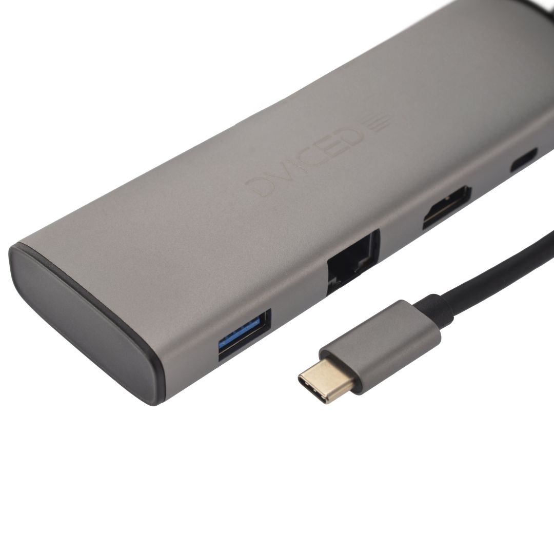 Dviced DV300003 Type-C 9-in-1 HUB Gray