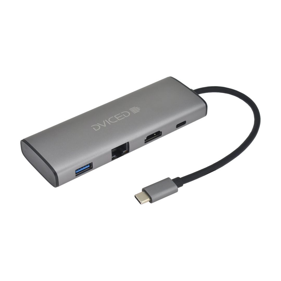 Dviced DV300003 Type-C 9-in-1 HUB Gray