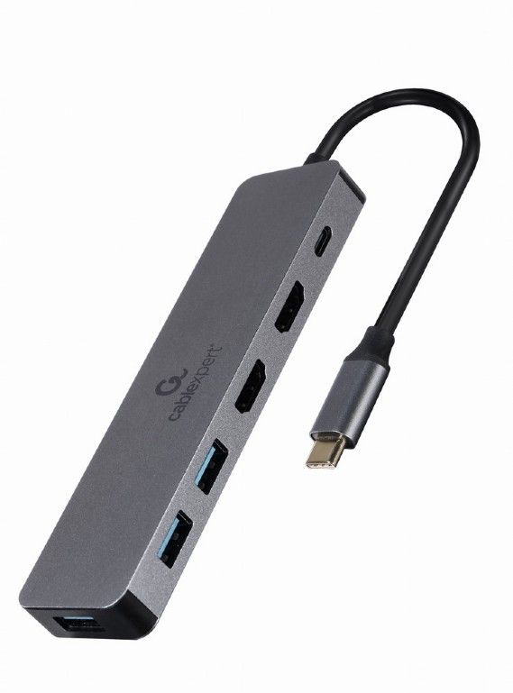 Gembird A-CM-COMBO3-03 USB Type-C 3-in-1 Multi-Port Adapter