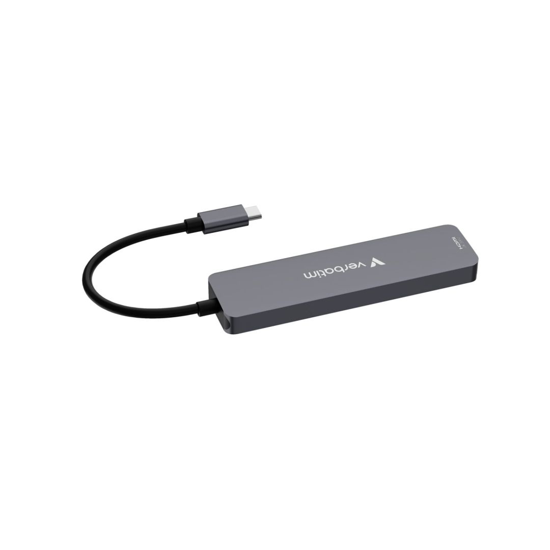 Verbatim Essentials USB-C Docking Station Grey
