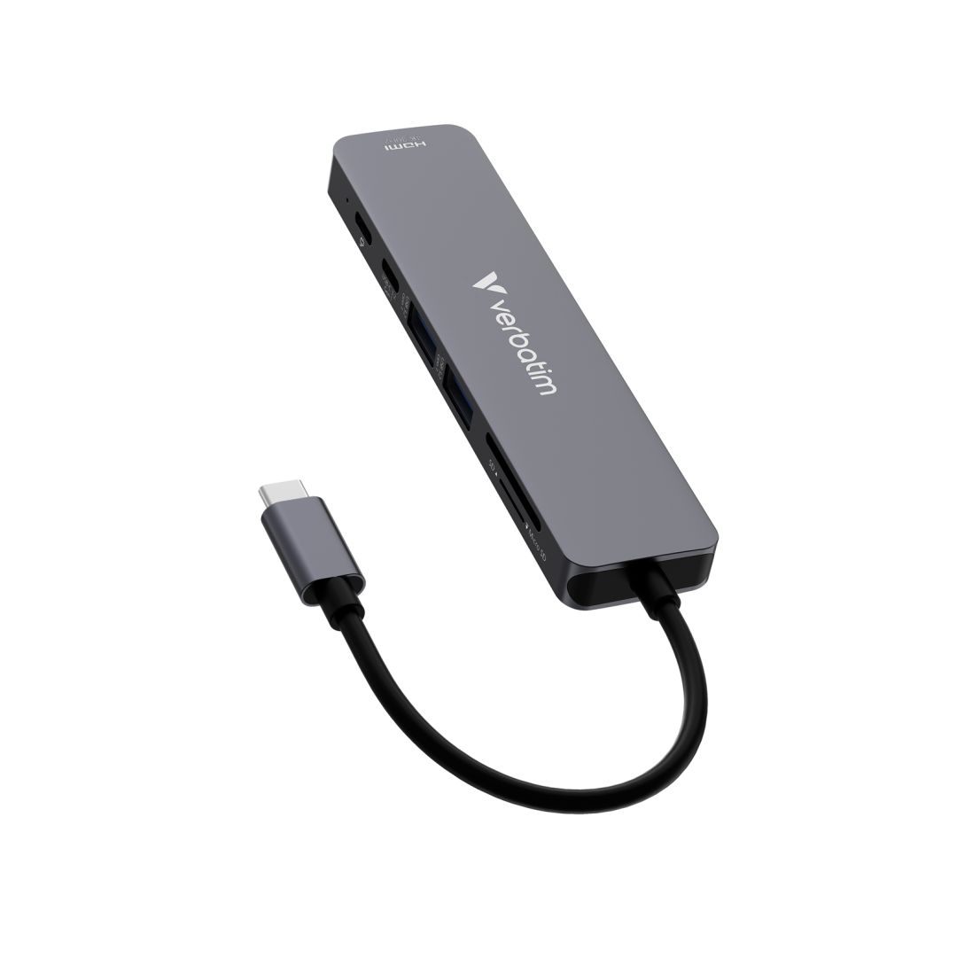 Verbatim Essentials USB-C Docking Station Grey