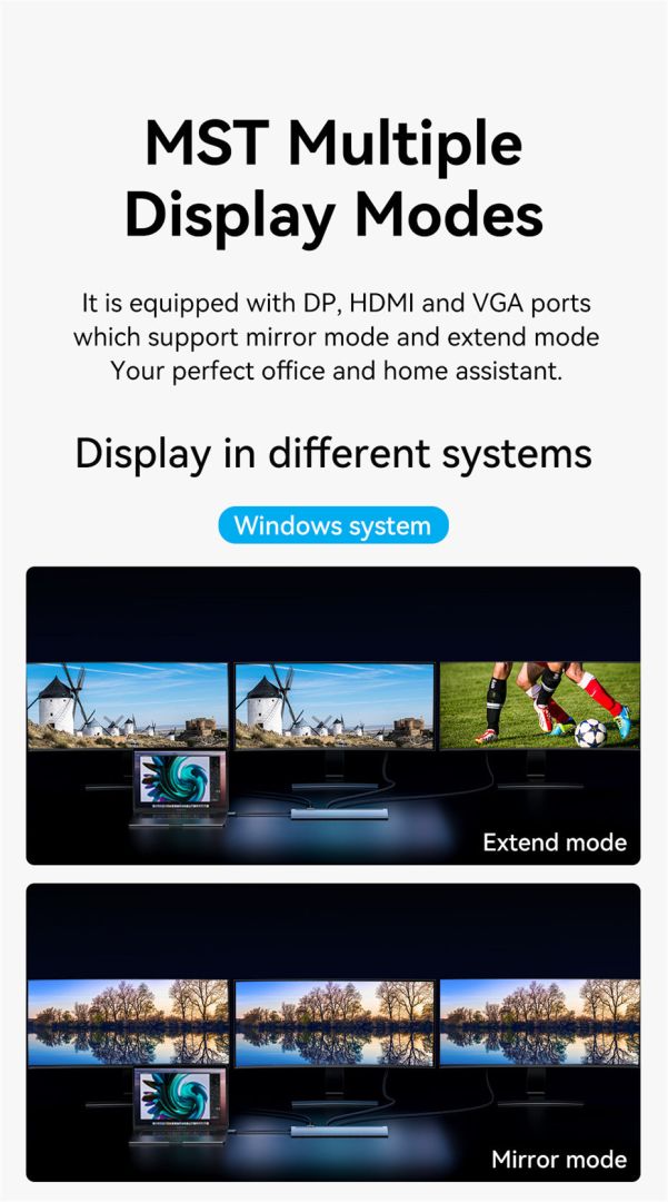 Vention Multi-function 12-in-1 USB-C Docking Station