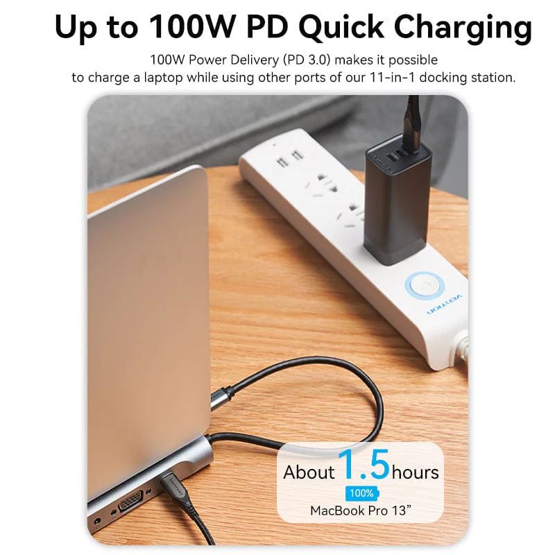 Vention Multi-function 11-in-1 USB-C Docking Station