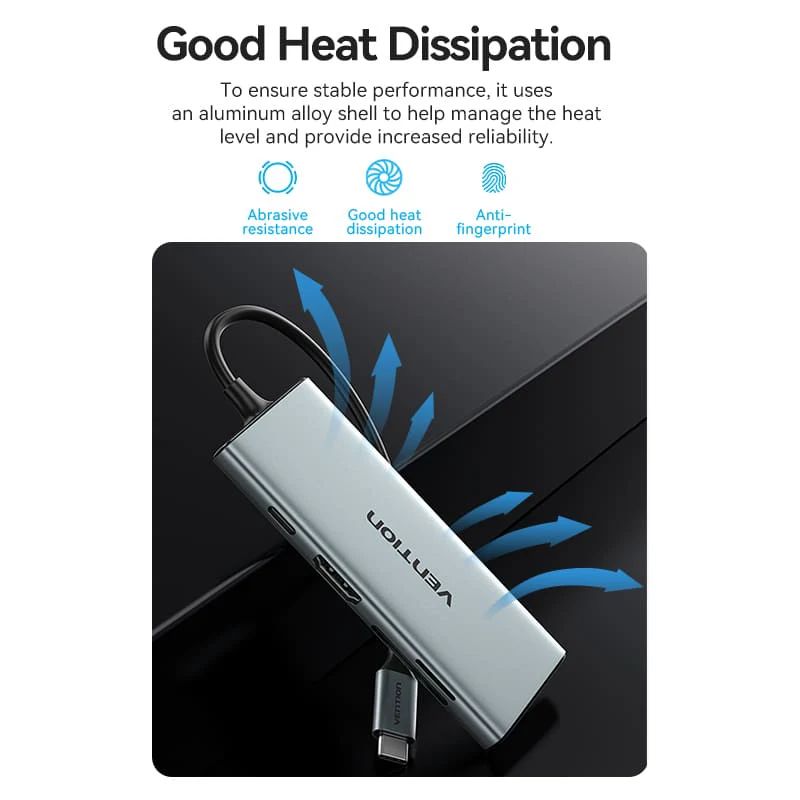 Vention 7-in-1 USB-C Docking Station