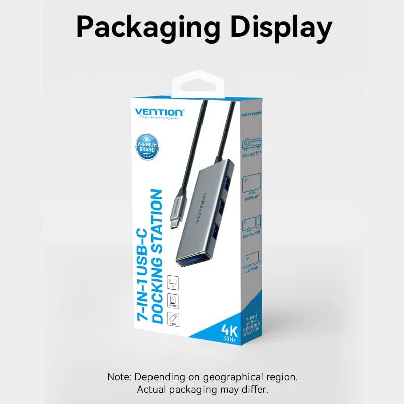 Vention 7-in-1 USB-C Docking Station