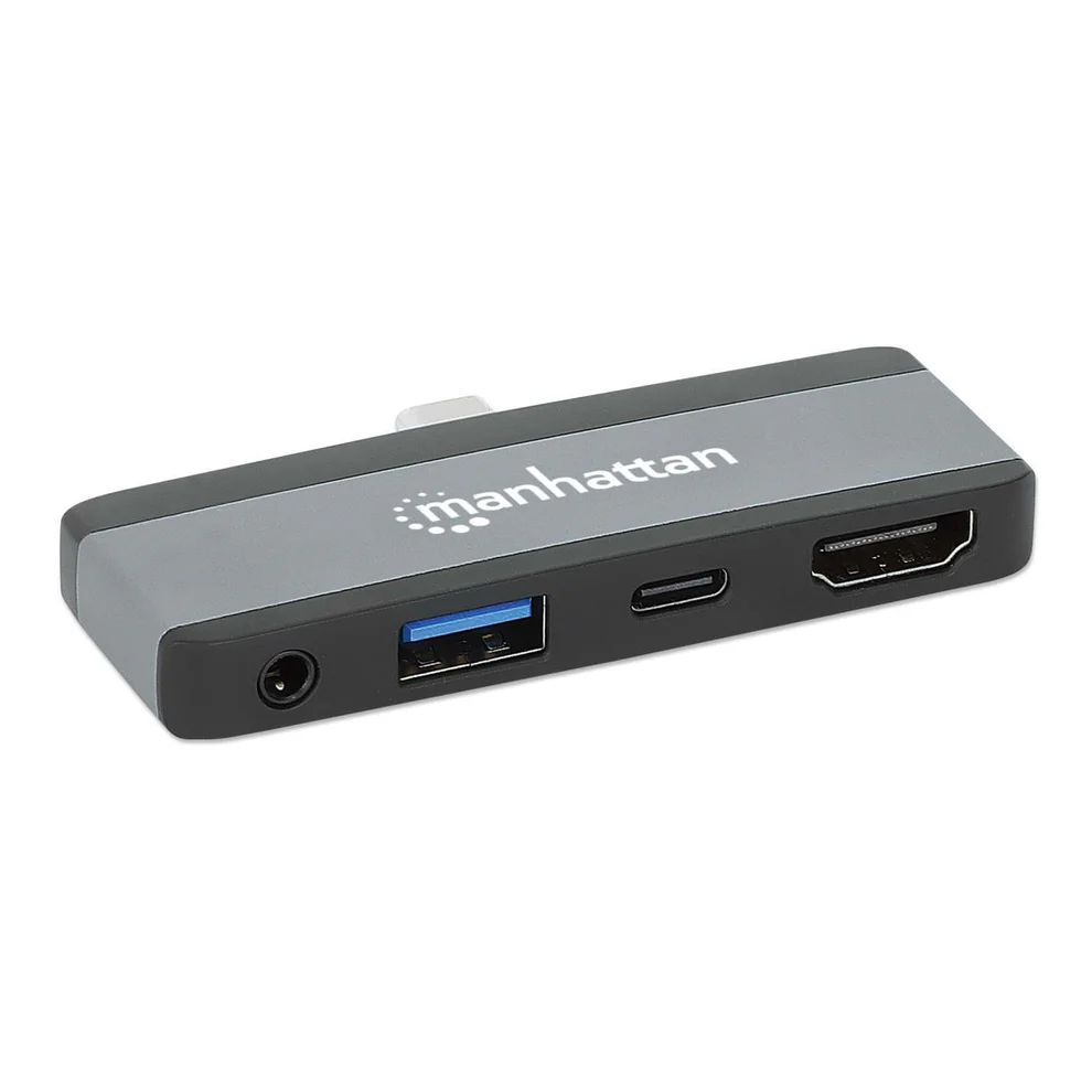 Manhattan USB-C PD to HDMI 4-in-1 Laptop and Tablet Travel Docking Station