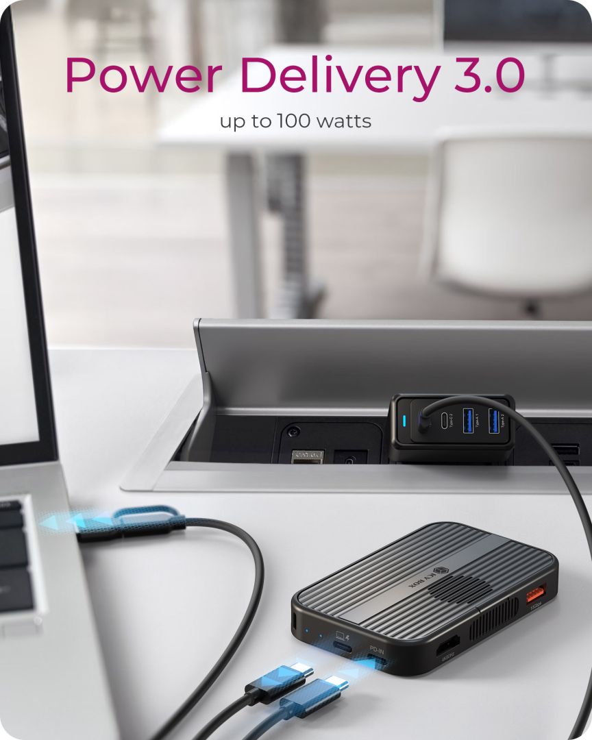 Raidsonic IcyBox IB-DK4071M-CU31 7-in-1 DockingStation with magnetic M.2 NVMe and SATA SSD enclosure and built-in cooling fan