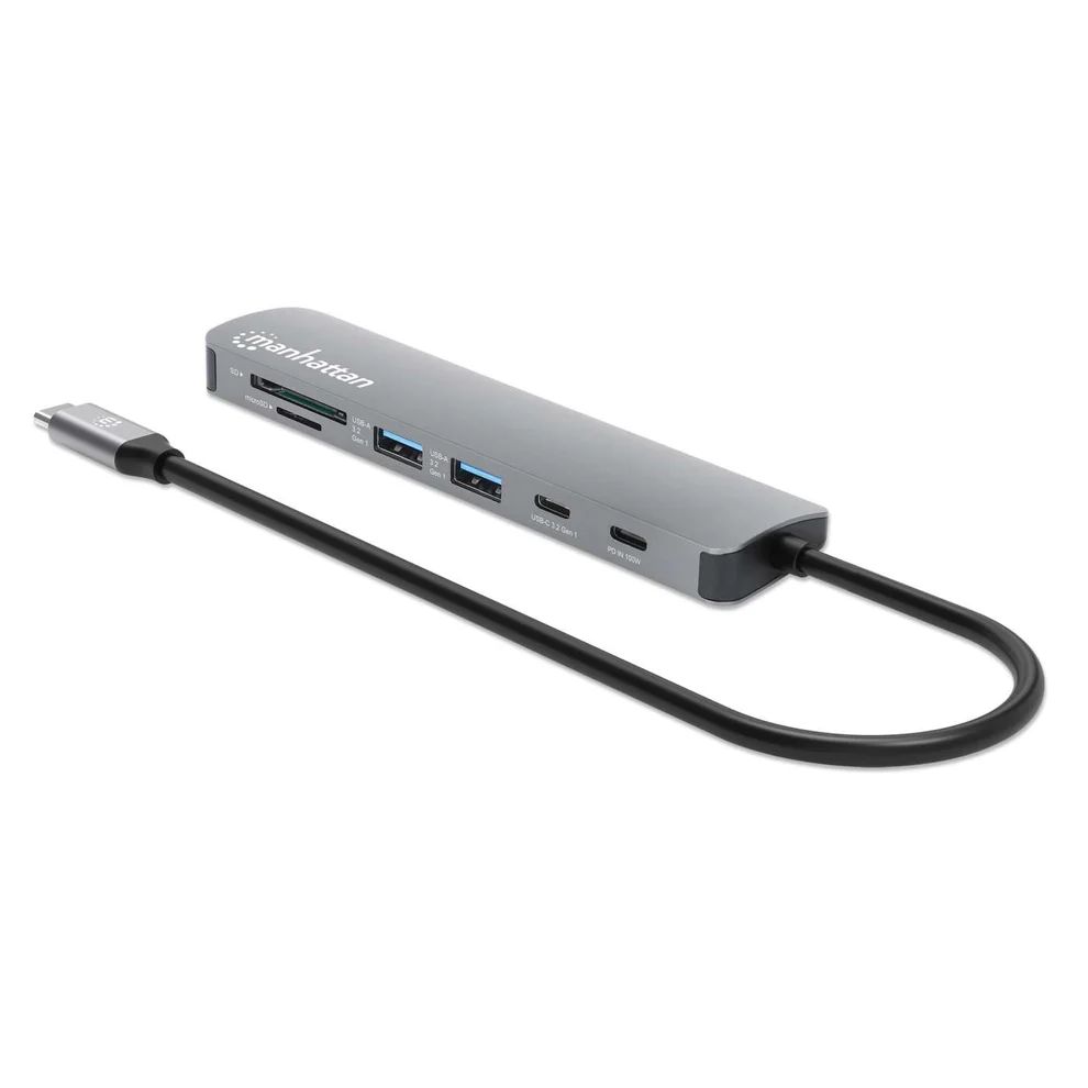 Manhattan USB-C PD 7-in-1 HDMI 4K Docking Station / Multiport Hub