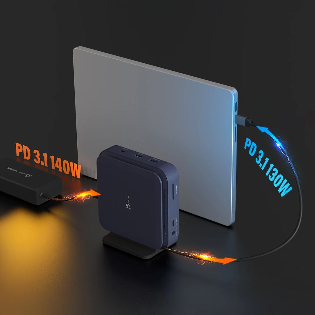 j5create Type-C Dock Dual 4K HDMI Space Grey