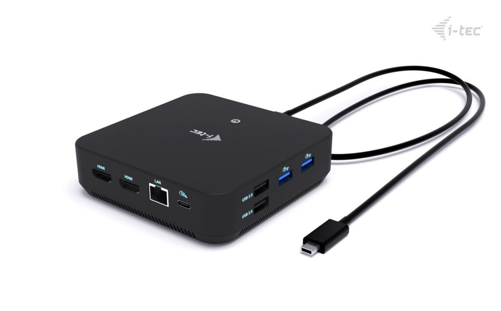 I-TEC USB-C DP Dual HDMI Docking Station with Power Delivery 100W