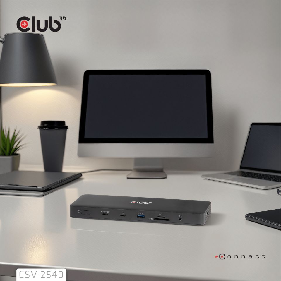 Club3D 14-1 USB-C Quad Display Docking Station