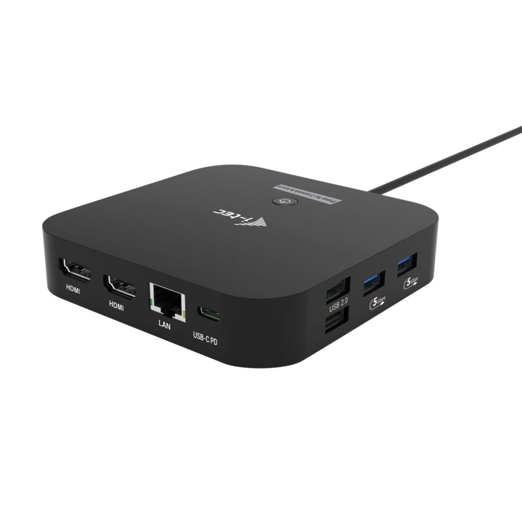 I-TEC USB-C Dual HDMI Docking Station with Power Delivery 100W