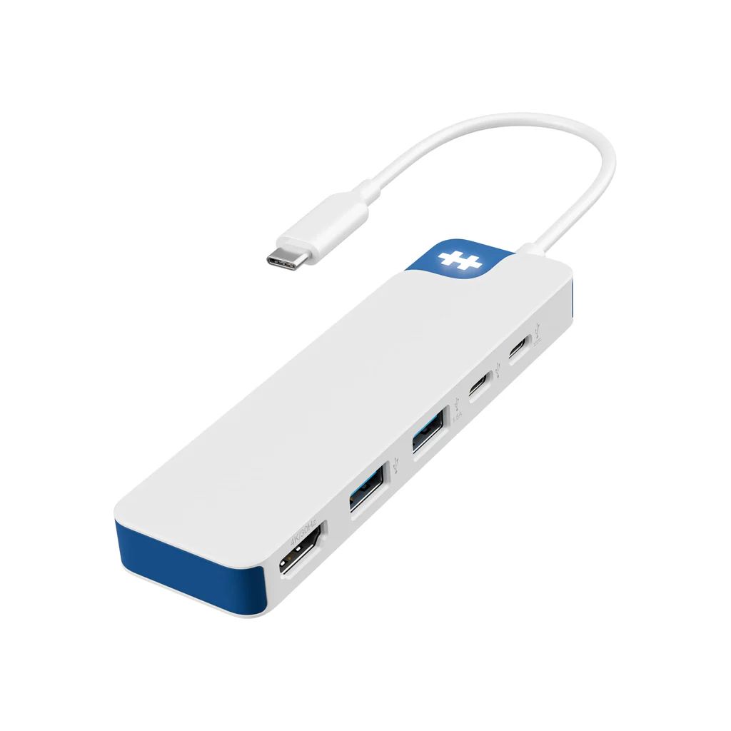 Targus HyperDrive Flex 5 Port USB-C Hub White/Blue