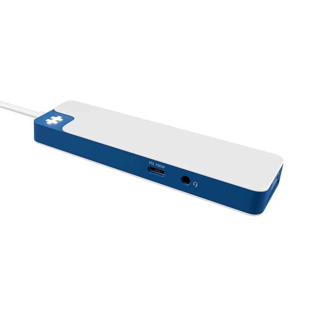 Targus HyperDrive Flex 8 Port USB-C Hub White/Blue