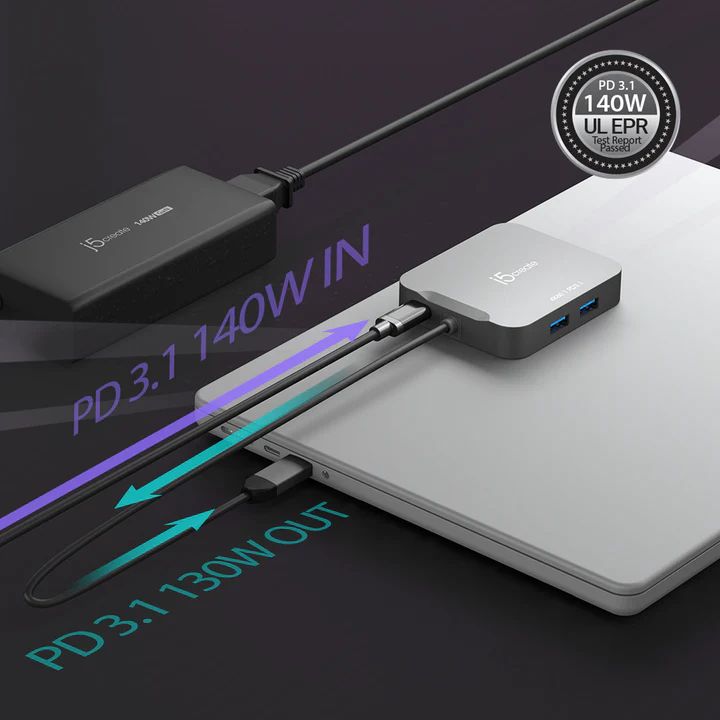 j5create JCD3191 4K60 Elite USB-C Travel Adapter