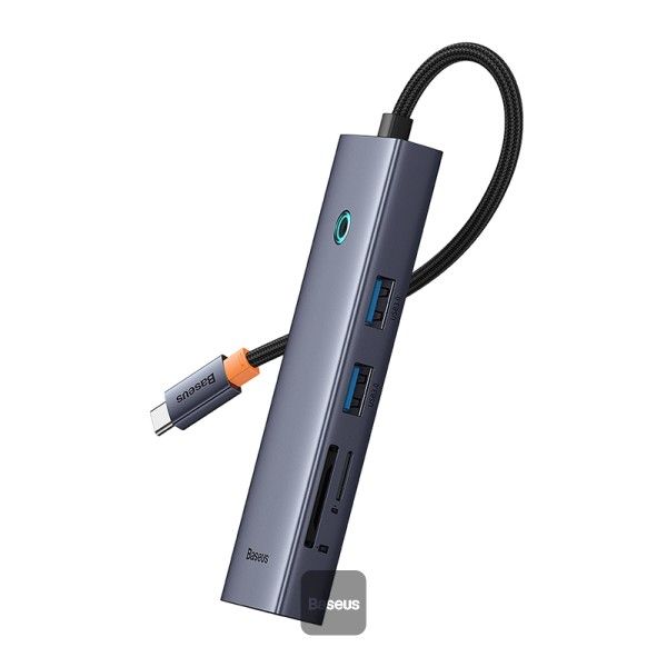 Baseus lite Series 7-Port HUB Docking Station Grey
