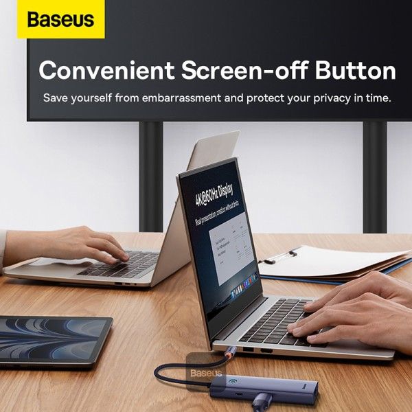 Baseus lite Series 7-Port HUB Docking Station Grey