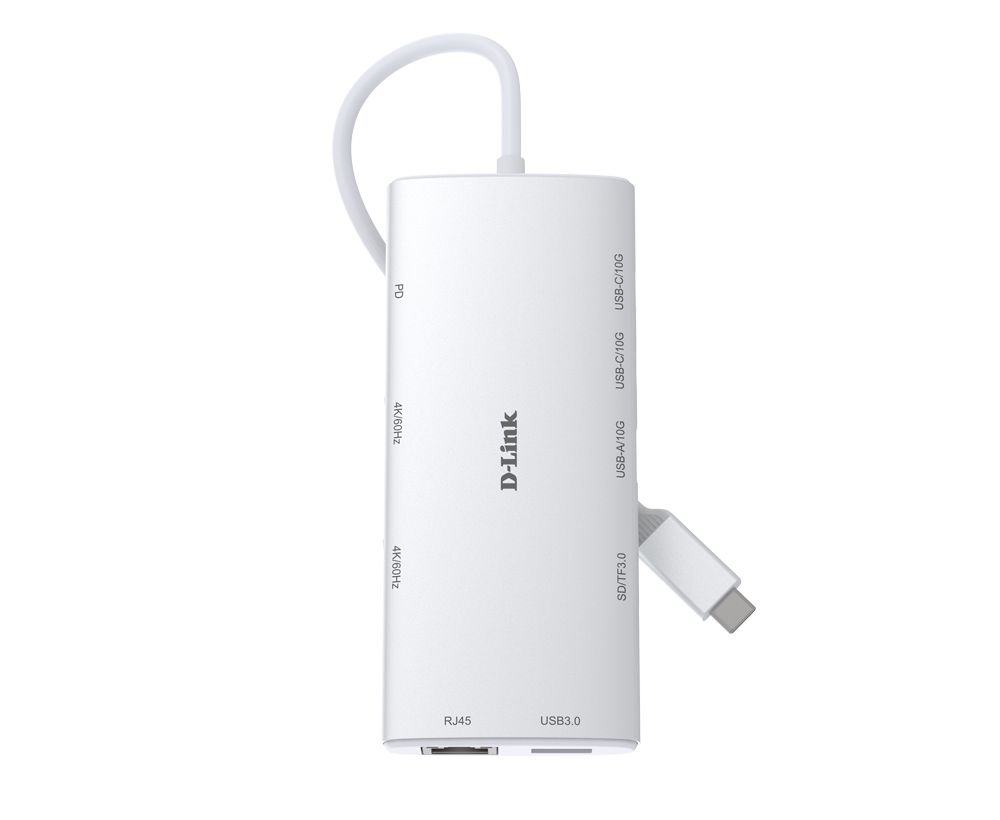 D-Link 10-in-1 USB-C Hub White
