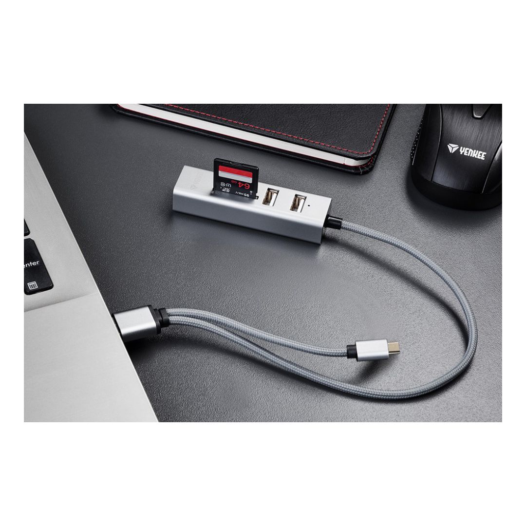Yenkee Yenkee YHC 103SR  USB C OTG hub+reader