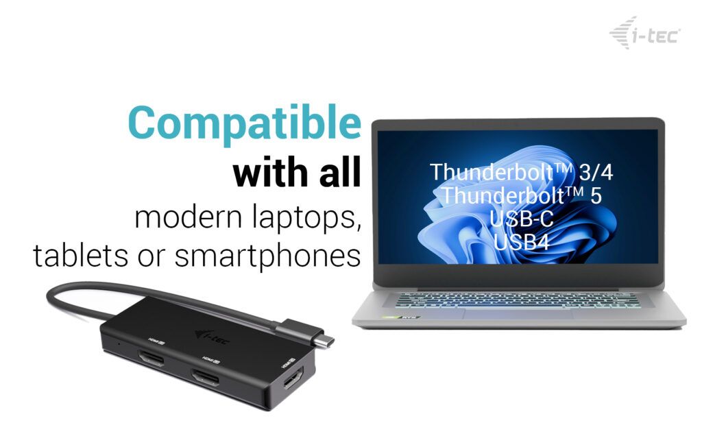 I-TEC USB-C Triple 4K HDMI Video Adapter