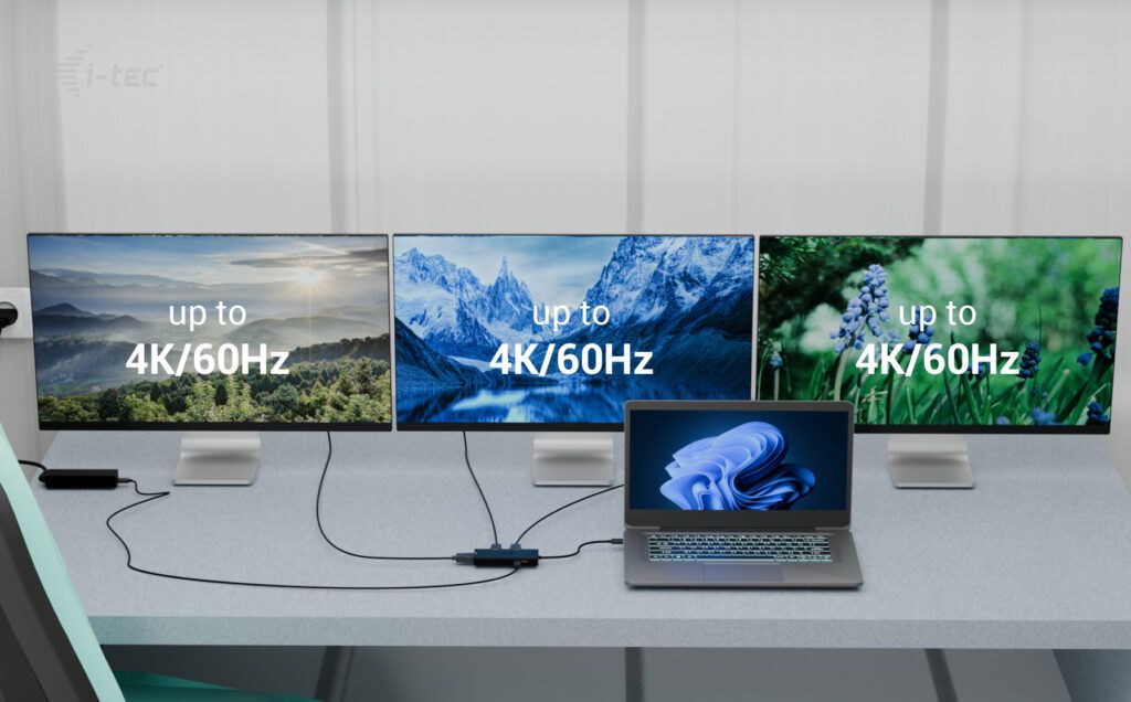 I-TEC USB-C Triple 4K HDMI Video Adapter