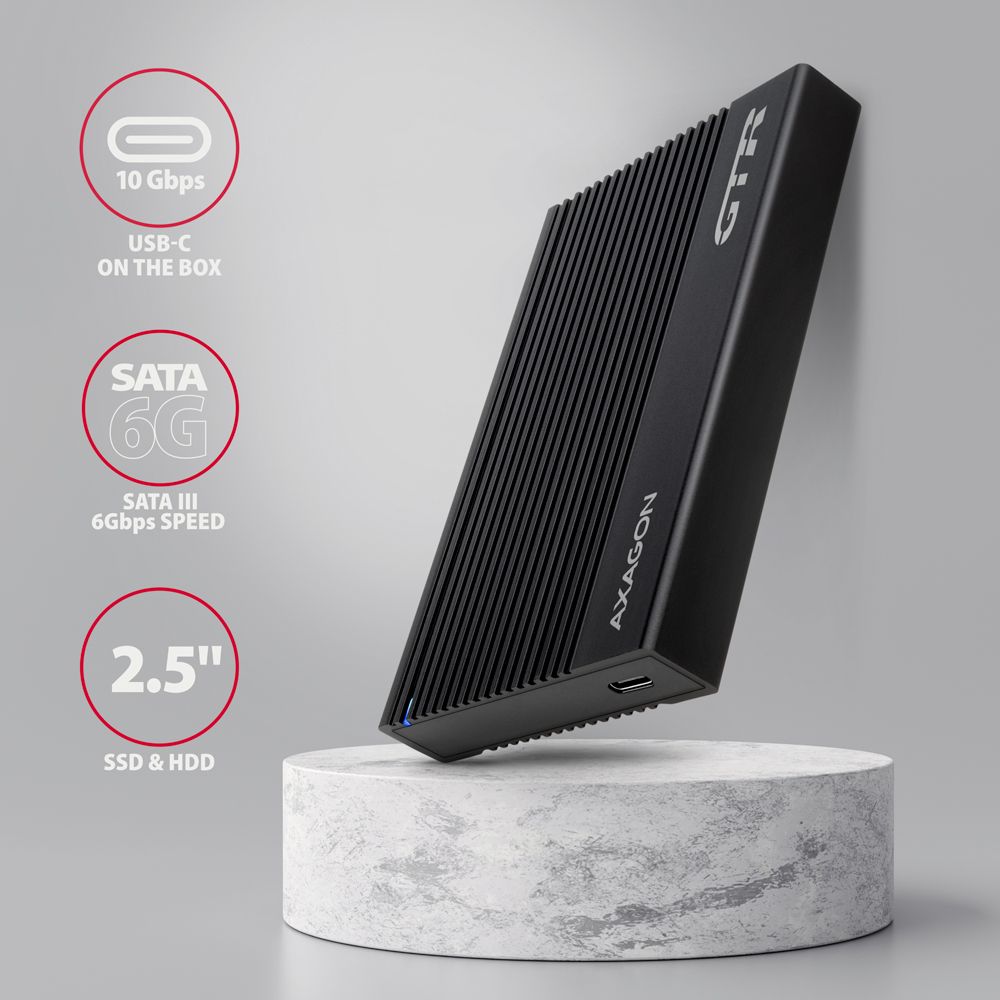 AXAGON EE25-GTR USB-C 3.2 Gen 2 - SATA 6G, 2.5