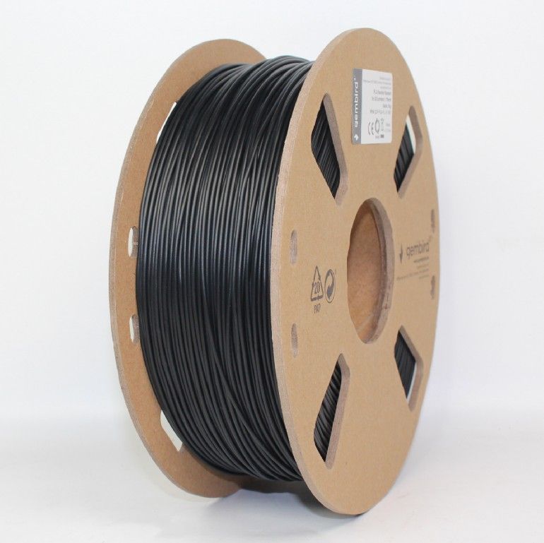 Gembird 3DP-PLA-FL-01-BK PLA Flexible Black 1.75mm 1kg
