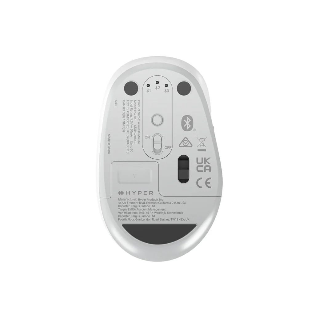 Targus HyperSpaces Wireless Bluetooth Mouse White/Space Grey