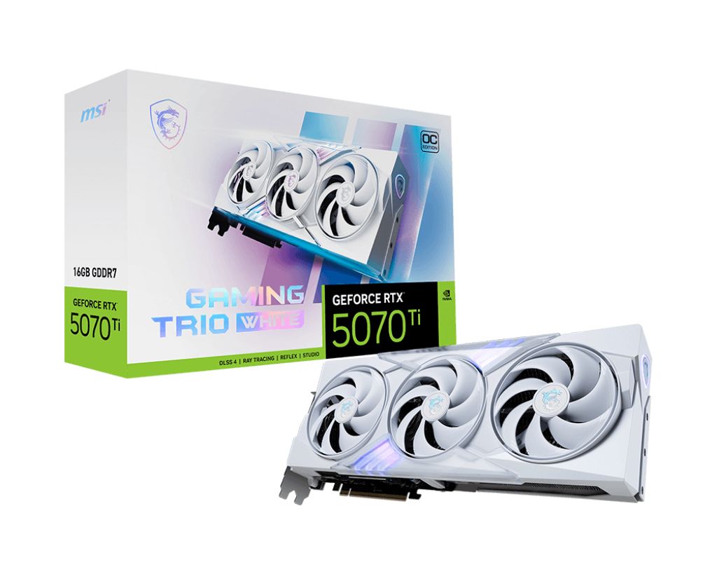 Msi RTX5070 TI 16G GAMING TRIO OC WHITE