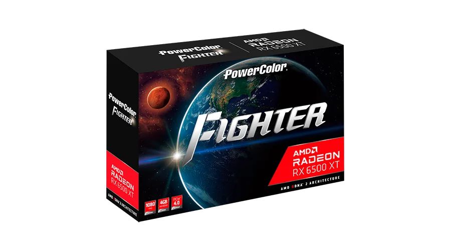 PowerColor RX6500 XT 4GB DDR6 Fighter V3