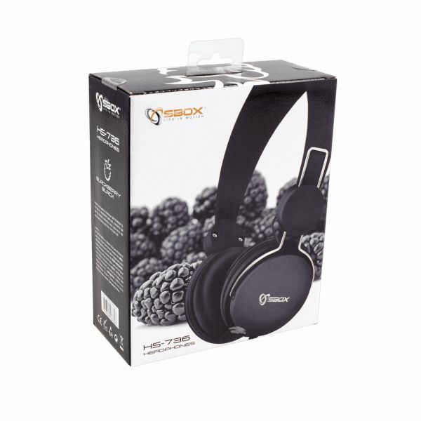 SBOX HS-736 headphones Black